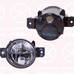 Daytime Running Light, Left Front, Lamp Type: PS19W, without bulb holder, 26605 1HA0A (NISSAN), 26605-1HA0A (NISSAN), 266051HA0B (NISSAN)