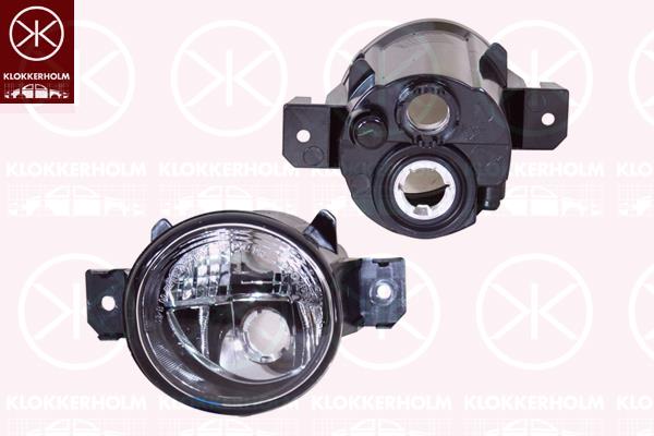 Front Fog Light, Left Front, with daytime running light, H11, Lamp Type: PS19W, without bulb holder, 26155-1HA0A (NISSAN), 26155-1HA0B (NISSAN)