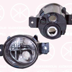 Front Fog Light, Left Front, with daytime running light, H11, Lamp Type: PS19W, without bulb holder, 26155-1HA0A (NISSAN), 26155-1HA0B (NISSAN)