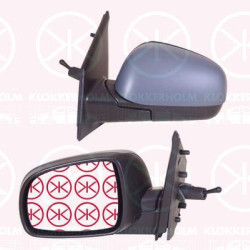 Exterior Mirror, Right, Control: cable pull, Heatable, Convex, w/primer, 96301-9U00B (NISSAN), 96373-9U08E (NISSAN)