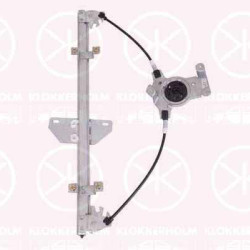 Window Regulator, 4-dr, without electric motor, Electric, Right Front, 80700 9U000 (NISSAN), 80700 9U00D (NISSAN), -80700-9U000 (NISSAN)