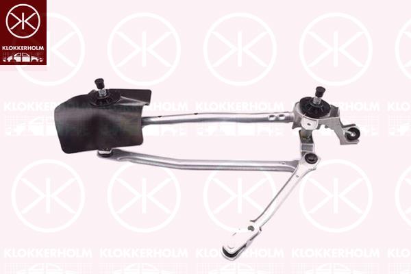 Wiper Linkage, Front, Set, without electric motor, 288009U10B (NISSAN), 28800-9U10A