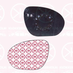 Mirror Glass, exterior mirror, Left, Heatable, Convex, 963661KA1A (NISSAN), -96366-1KA1A (NISSAN), 96366-1KA1A (NISSAN)