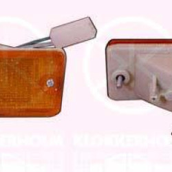 Direction Indicator, King Cab, with bulb holder, yellow, Left Front, B6135 12G02 (NISSAN), B613512G02 (NISSAN)