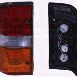 Tail Light Assembly, GR, with bulb holder, Left, not ECE approved, 26555 05J00 (NISSAN), -26555-05J00 (NISSAN)