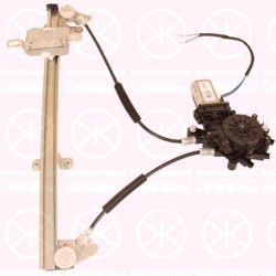 Window Regulator, 2/4-drs, with electric motor, Electric, Left Front, 80721 VT200 (NISSAN), 80731 2S410 (NISSAN), 807312S41A (NISSAN)