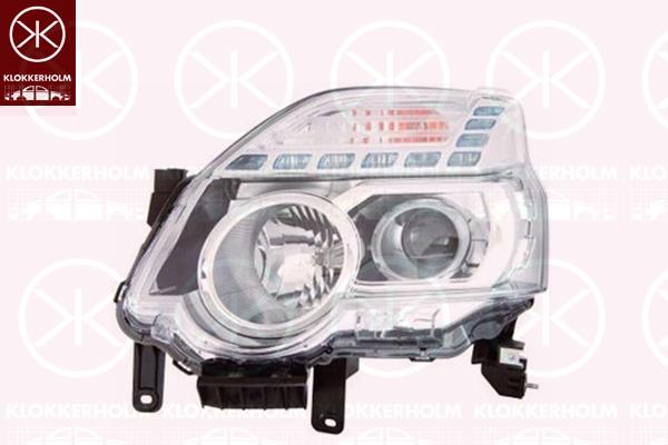 Nissan X-Trail Priekinis žibintas, Left, Illuminance [lx]: 20, H1, H11, WY21W, without motor for headlamp levelling, 26060-3UF2C (NISSAN), 260753UF2A (NISSAN)