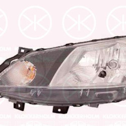 Headlight, Left, Vehicle Production Country: Spain, H4, without motor for headlamp levelling, Valeo, 26060BJ10A (NISSAN), 26060-BJ10A (NISSAN)