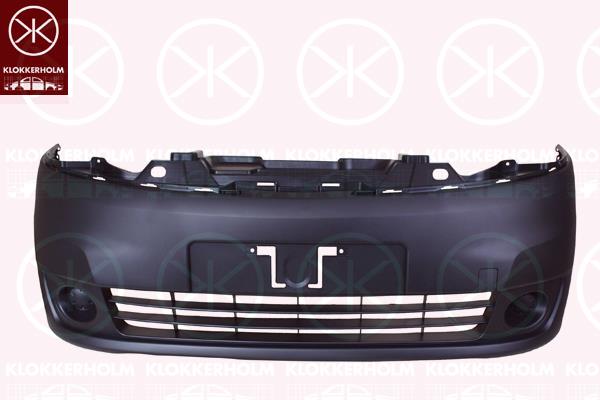 Bumper, Front, black, 620223LG0A (NISSAN), F20223LGAH (NISSAN)