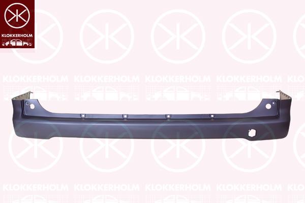 Bumper, Rear, Grained, H50223LGMH (NISSAN)