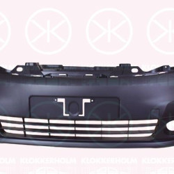 Bumper, Front, black, with hole(s) for fog lights, F20223LGAH (NISSAN), 62022JX51H (NISSAN)