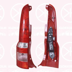 Tail Light Assembly, with bulb holder, Left, Housing Colour: red, 0000051705459 (FIAT), 51705459 (FIAT)