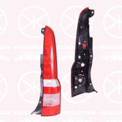 Tail Light Assembly, without bulb holder, Right, Housing Colour: black, 0000051763006 (FIAT), 51763006 (FIAT)