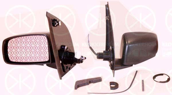 Exterior Mirror, for electric mirror adjustment, Convex, Heatable, Left, 0000735357194 (FIAT), 735357194 (FIAT)