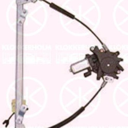 Window Regulator, 4-dr, with electric motor, Electric, Right Front, 0000046803651 (FIAT), 0000051801611 (FIAT), 0000051846384 (FIAT), 46803651 (FIAT), 51801611 (FIAT), 51846384 (FIAT)