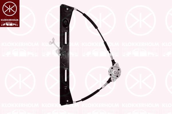 Window Regulator, Manual, Right Front, 0000046803649 (FIAT), 46803649 (FIAT)