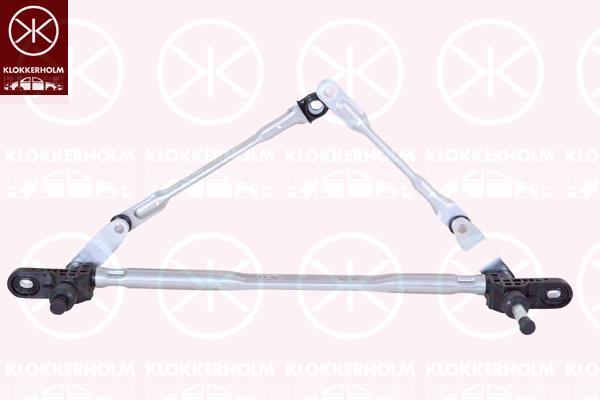 Wiper Linkage, Front, Set, 0000046804522 (FIAT), 46804522 (FIAT), 77362641 (FIAT)