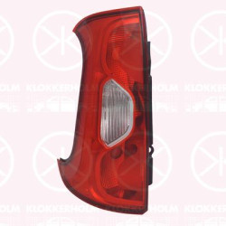 Tail Light Assembly, without bulb holder, Left, 0000051843643 (FIAT), 0000052102357 (FIAT), 51843643 (FIAT)