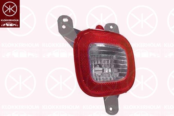 Reverse Light, Right, without bulb holder, white/red, 0000051848137 (FIAT), 51848137 (FIAT)