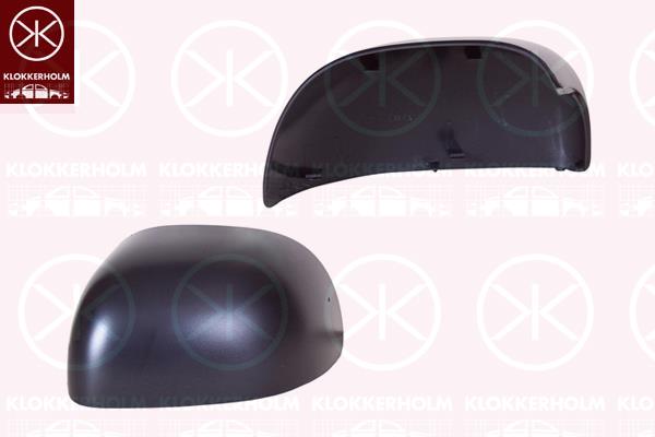 Housing, exterior mirror, black, Right, 0000735513005 (FIAT), 735513005 (FIAT)