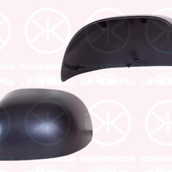 Housing, exterior mirror, black, Right, 0000735513005 (FIAT), 735513005 (FIAT)