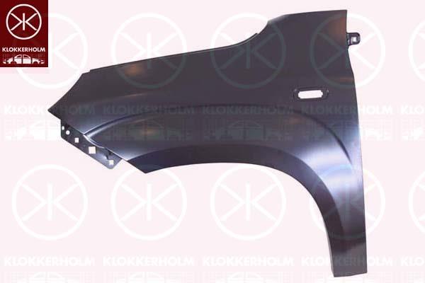 Wing, Left Front, 0000051845248 (FIAT), 0000051931802 (FIAT), 51845248 (FIAT), 51931802 (FIAT)