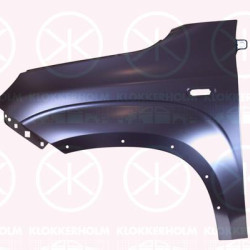 Wing, Left Front, with holes for trim/protective strip, with hole for direction indicator, Trim Level: OFFROAD, 51931803 (FIAT)