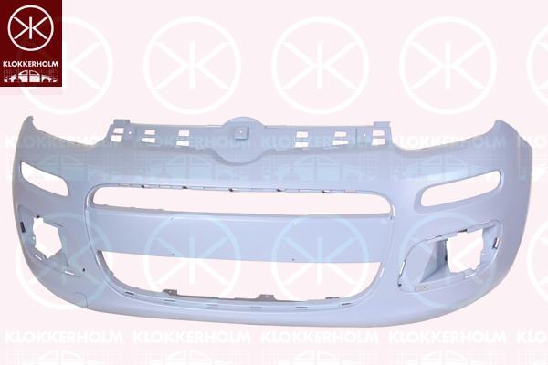 Bumper, w/primer, Front, 0000735555165 (FIAT), 735555165 (FIAT)