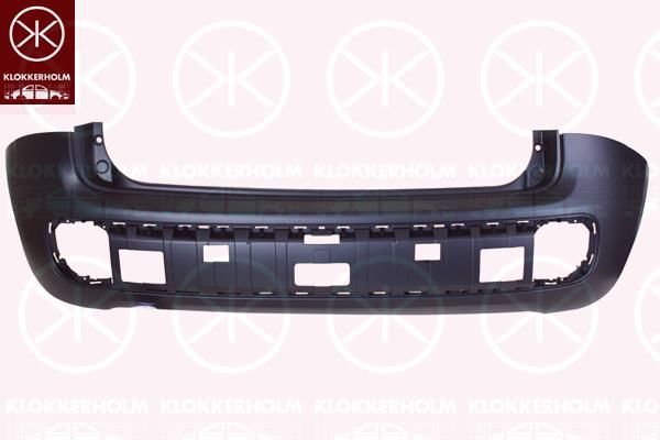 Bumper, w/primer, Rear, 0000735555152 (FIAT), 735555152 (FIAT)