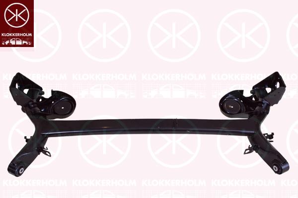 Axle Beam, with bush, Rear Axle, Torsion bars [number]: 1, for vehicles with standard suspension, Full Body Section, 1 540 260 (FORD), 1 582 721 (FORD), 1 639 578 (FORD), 51860404 (FIAT), 51860407 (FIAT), 0000051889561 (FIAT), 51889561 (FIAT), 1582721 (FORD), 50708887 (FIAT), 51857053 (FIAT), 51889557