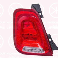 Tail Light Assembly, Left, with bulb holder, AL, 0000052007427 (FIAT), 52007427 (FIAT)