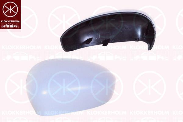 Housing, exterior mirror, w/primer, Left, 0000735456807 (FIAT), 735456807 (FIAT)