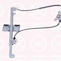 Window Regulator, 4-dr, Electric, Left Rear, 0000051960725 (FIAT), 0000052070470 (FIAT), 0000071777163 (FIAT)