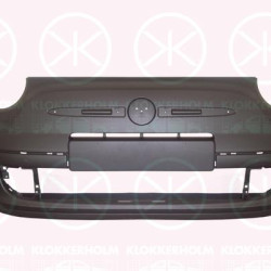 Bumper, w/primer, Front, with holes for trim/protective strip, 0000071777627 (FIAT), 0000735456793 (FIAT), 735456793 (FIAT), 735575116 (FIAT)