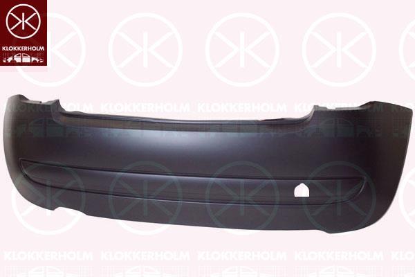 Bumper, w/primer, Rear, 0000071777639 (FIAT), 0000735456802 (FIAT), 0000735526889 (FIAT), 71777639 (FIAT), 735456802 (FIAT), 735526889 (FIAT)