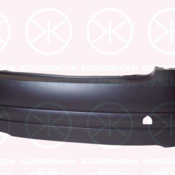 Bumper, w/primer, Rear, 0000071777639 (FIAT), 0000735456802 (FIAT), 0000735526889 (FIAT), 71777639 (FIAT), 735456802 (FIAT), 735526889 (FIAT)