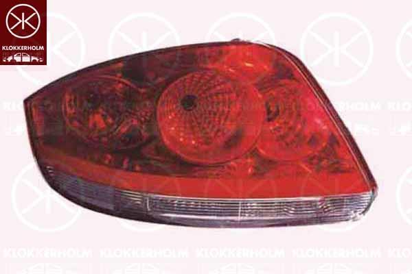 Tail Light Assembly, Left, with bulb holder, AL, 0000051869226 (FIAT), 51753758 (FIAT), 51869226 (FIAT)