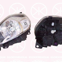 Headlight, H4, with motor for headlamp levelling, Valeo, Right, Illuminance [lx]: 15, 0000051855638 (FIAT), 0000051937149 (FIAT), 51855638 (FIAT), 51937149 (FIAT)