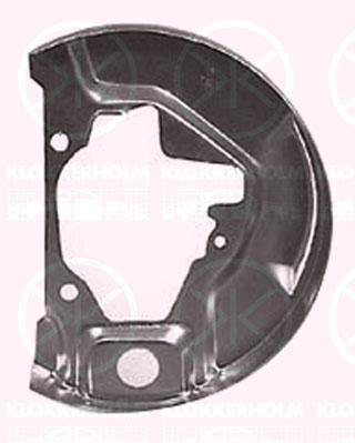 Splash Guard, brake disc, Front Axle Right, Diameter 1/Diameter 2 [mm]: 247/95, Zinc-coated, 0000005939697 (FIAT)