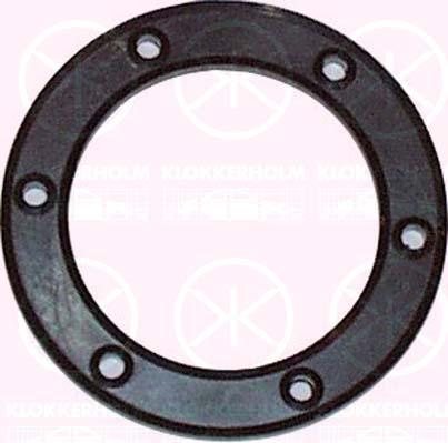 Seal, fuel sender unit, round, Number of bores: 6, 0000000992273 (FIAT), 992273 (FIAT)