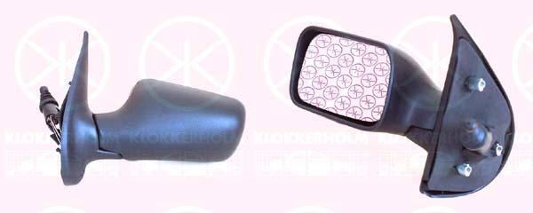 Exterior Mirror, 3-drs, Control: cable pull, Plan, Left, 0000005894413 (FIAT), 0000005895314 (FIAT), 5894413 (FIAT)