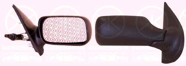 Exterior Mirror, 5-drs, Control: cable pull, Convex, Right, 0000005894424 (FIAT), 0000005895321 (FIAT), 5894424 (FIAT), 71712587 (FIAT)