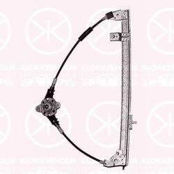 Window Regulator, 4-dr, Manual, Right Front, 000007737311 (FIAT), 7737311 (FIAT)