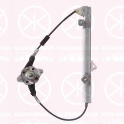 Window Regulator, 4-dr, Manual, Left Rear, 000007737911 (FIAT), 7737911 (FIAT)