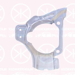 Splash Guard, brake disc, Front Axle Right, Diameter 1/Diameter 2 [mm]: 247/95, Zinc-coated, 0000046535101 (FIAT), 0000046535101 (ALFAROME), 0046535101 (LANCIA), 46535101 (FIAT), 46535101 (ALFAROME)