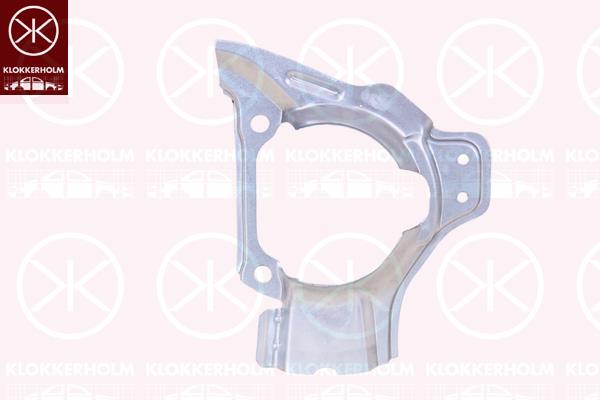 Splash Guard, brake disc, Front Axle Left, Diameter 1/Diameter 2 [mm]: 247/95, Zinc-coated, 0000046467859 (FIAT), 0000046535100 (FIAT), 0000046535100 (ALFAROME), 0000060815366 (FIAT), 0046535100 (LANCIA), 46467859 (FIAT), 46535100 (FIAT), 46535100 (ALFAROME), 60815366 (FIAT)