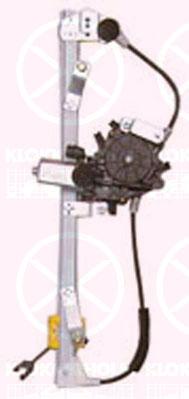 Window Regulator, 2/4-drs, with electric motor, Electric, Right Front, 0000046536311 (FIAT), 0000051764549 (FIAT), 46536311 (FIAT), 51764549 (FIAT)