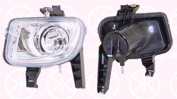 Front Fog Light, H1, Left Front, not for trim level: sport, 0000051718163 (FIAT), 51718163 (FIAT)