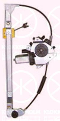 Window Regulator, 2/4-drs, with electric motor, Electric, Right Front, 0000007770258 (FIAT), 0000046436525 (FIAT), 0000046528730 (FIAT), 0000046559811 (FIAT), 46436525 (FIAT), 46528730 (FIAT), 46559811 (FIAT), 7770258 (FIAT)