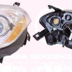 Headlight, Left, Illuminance [lx]: 17.5, H1/H1, PY21W, with motor for headlamp levelling, 0000051757538 (FIAT), 51757538 (FIAT)